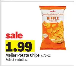 Meijer Meijer Potato Chips offer