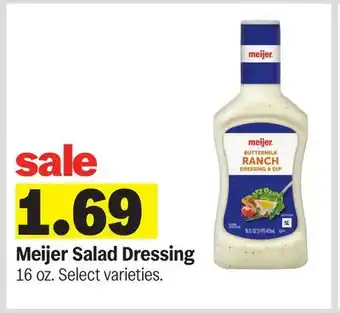 Meijer Meijer Salad Dressing offer