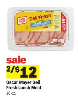 Meijer Oscar Mayer Deli Fresh Lunch Meat offer