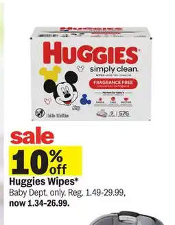 Meijer Huggies Wipes offer