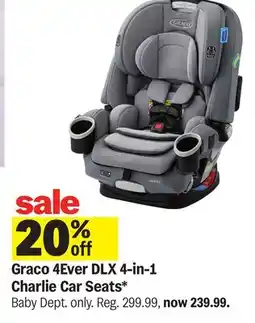 Meijer 4Ever DLX 4-in-1 Charlie Car Seats offer