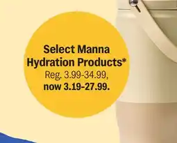 Meijer Select Manna Hydration Products offer