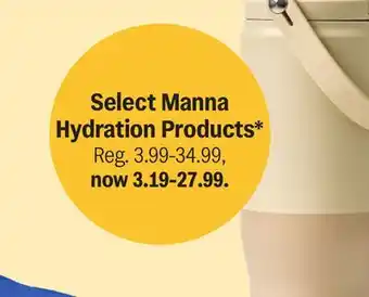 Meijer Select Manna Hydration Products offer
