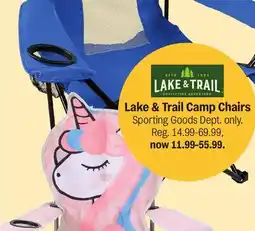 Meijer Lake & Trail Camp Chairs offer