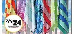 Meijer Jacquard Beach Towels offer