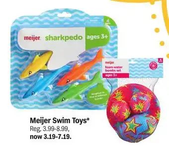 Meijer Meijer Swim Toys offer