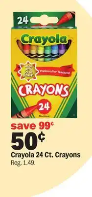 Meijer Crayola 24 Ct. Crayons offer