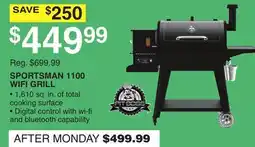 Dunham's Sports SPORTSMAN 1100 WIFI GRILL offer