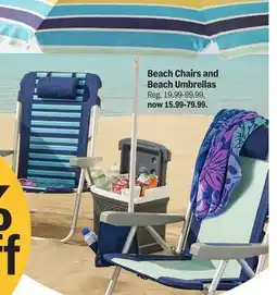 Meijer Beach Chairs and Beach Umbrellas offer