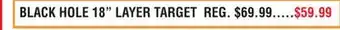 Dunham's Sports BLACK HOLE 18 LAYER TARGET offer