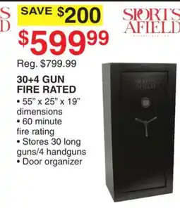 Dunham's Sports 30+4 GUN FIRE RATED offer