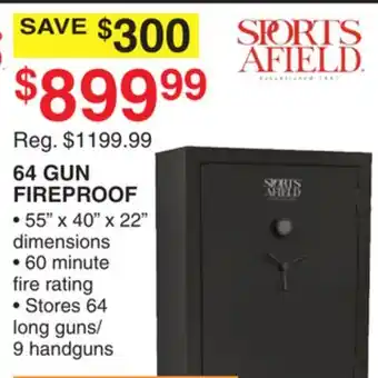 Dunham's Sports 64 GUN FIREPROOF offer