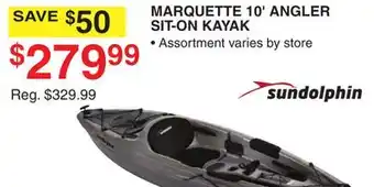 Dunham's Sports MARQUETTE 10' ANGLER SIT-ON KAYAK offer