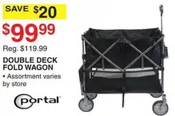 Dunham's Sports DOUBLE DECK FOLD WAGON offer