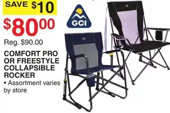 Dunham's Sports COMFORT PRO OR FREESTYLE COLLAPSIBLE ROCKER offer