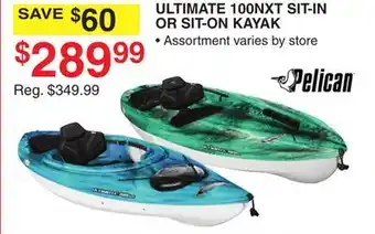 Dunham's Sports ULTIMATE 100NXT SIT-IN OR SIT-ON KAYAK offer