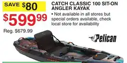 Dunham's Sports CATCH CLASSIC 100 SIT-ON ANGLER KAYAK offer