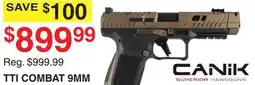 Dunham's Sports TTI COMBAT 9MM offer