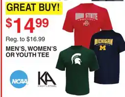 Dunham's Sports MEN'S, WOMEN'S OR YOUTH TEE offer