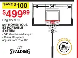 Dunham's Sports 54 MOMENTOUS EZ PORTABLE SYSTEM offer