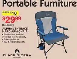 Dunham's Sports ALPHA VENTBACK HARD ARM CHAIR offer