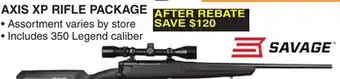 Dunham's Sports AXIS XP RIFLE PACKAGE offer