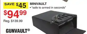 Dunham's Sports GUNVAULT MINIVAULT offer