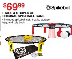 Dunham's Sports STARS & STRIPES OR ORIGINAL SPIKEBALL GAME offer