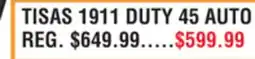 Dunham's Sports TISAS 1911 DUTY 45 AUTO offer