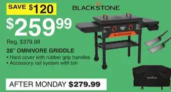 Dunham's Sports 28 OMNIVORE GRIDDLE offer