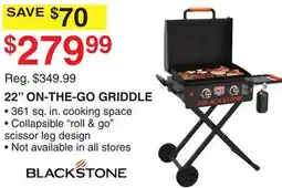Dunham's Sports 22 ON-THE-GO GRIDDLE offer