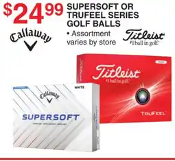 Dunham's Sports SUPERSOFT OR TRUFEEL SERIES GOLF BALLS offer