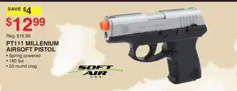 Dunham's Sports SOFT AIR PT111 MILLENIUM AIRSOFT PISTOL offer