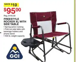 Dunham's Sports FREESTYLE ROCKER XL WITH SIDE TABLE offer