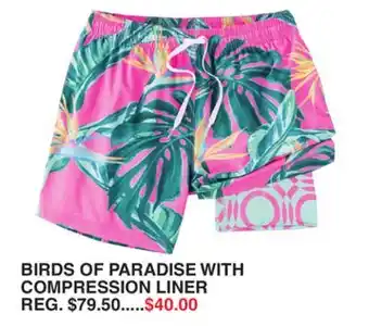 Dunham's Sports BIRDS OF PARADISE WITH COMPRESSION LINER offer