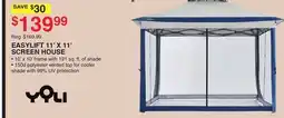 Dunham's Sports YOLI EASYLIFT 11' X 11' SCREEN HOUSE offer