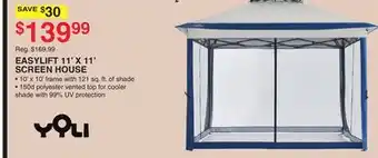 Dunham's Sports YOLI EASYLIFT 11' X 11' SCREEN HOUSE offer
