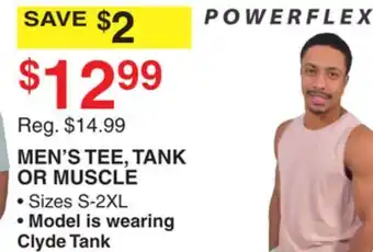Dunham's Sports MEN'S TEE, TANK OR MUSCLE offer