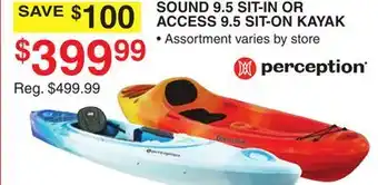 Dunham's Sports SOUND 9.5 SIT-IN OR ACCESS 9.5 SIT-ON KAYAK offer