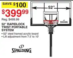 Dunham's Sports 52 RAPIDLOCK TWIST PORTABLE SYSTEM offer