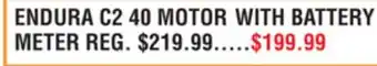 Dunham's Sports ENDURA C2 40 MOTOR WITH BATTERY METER offer
