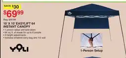 Dunham's Sports 10' X 10' EASYLIFT 64 INSTANT CANOPY offer