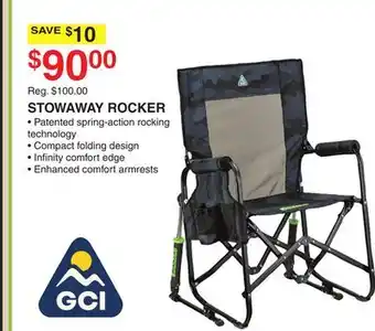 Dunham's Sports STOWAWAY ROCKER offer