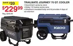 Dunham's Sports TRAILMATE JOURNEY 70 QT. COOLER offer