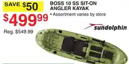 Dunham's Sports BOSS 10 SS SIT-ON ANGLER KAYAK offer