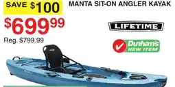 Dunham's Sports MANTA SIT-ON ANGLER KAYAK offer