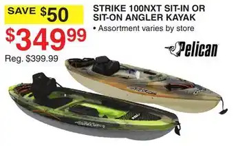 Dunham's Sports STRIKE 100NXT SIT-IN OR SIT-ON ANGLER KAYAK offer