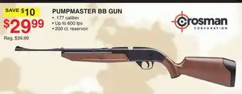 Dunham's Sports PUMPMASTER BB GUN offer
