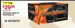Dunham's Sports GI SPORTZ DRAXXUS 2000 CT PAINTBALLS offer