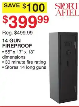 Dunham's Sports 14 GUN FIREPROOF offer